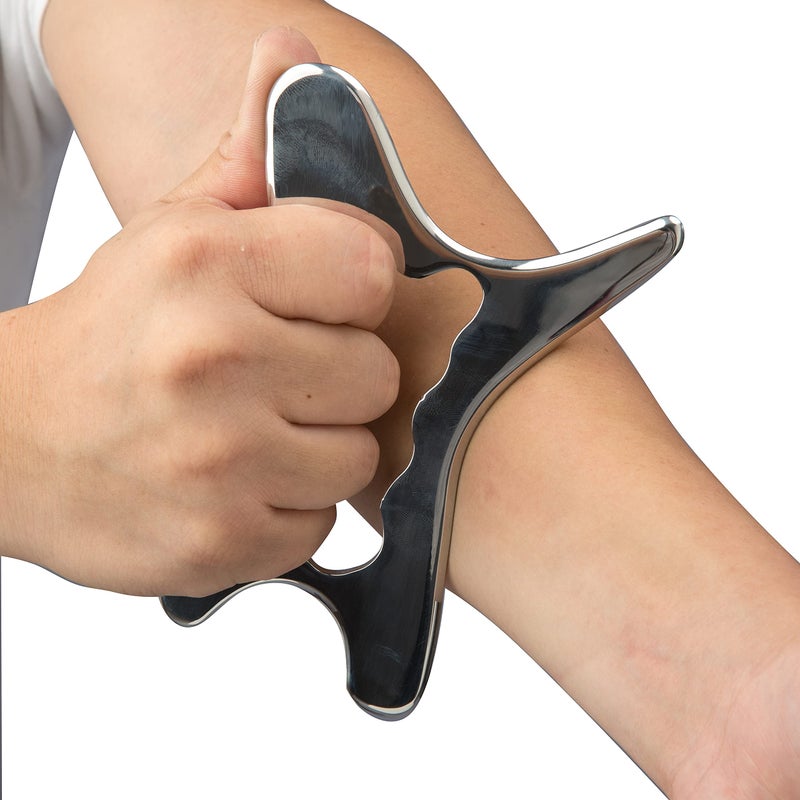 Stainless Steel Scraping Gua Sha Tools Massage Tool Muscle Scraper Tool IASTM Massage Tools for Relaxing Soft Tissue Reduce Head Neck Back Pain